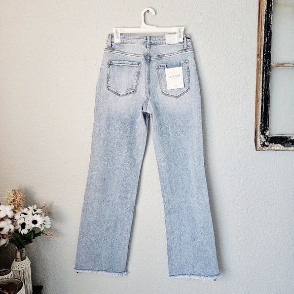 Vervet 90's Vintage Straight Wide Leg Light Wash Jeans Plus 14 16 18 20 - Picture 10 of 15